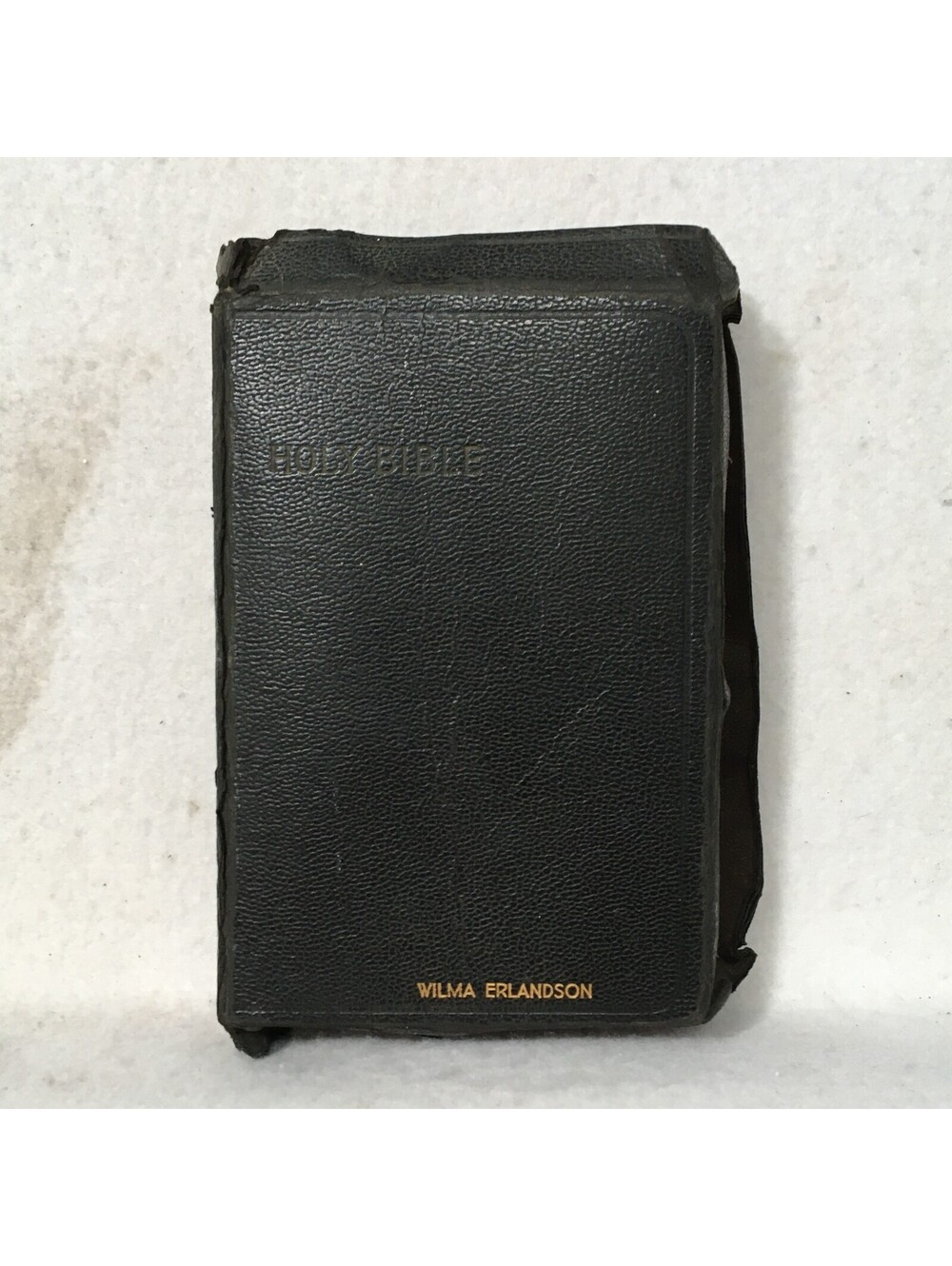 Bible Believer God Study WITH HELPS HAND SIZE VINTAGE LEATHER KJV BIBLE NELSON